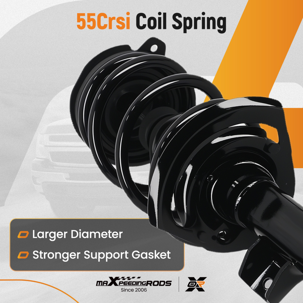 Front Rear Complete Shocks Struts Coil Spring compatible for Jeep Cherokee 2014-2018