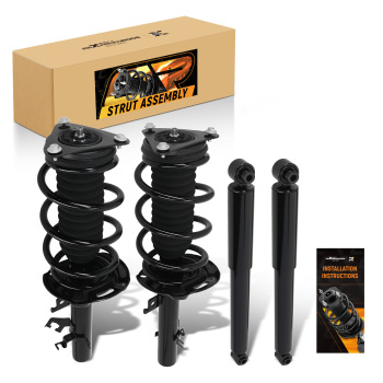 4X Suspension Rear Front Struts Assembly compatible for NISSAN ROGUE AWD 2014-2017