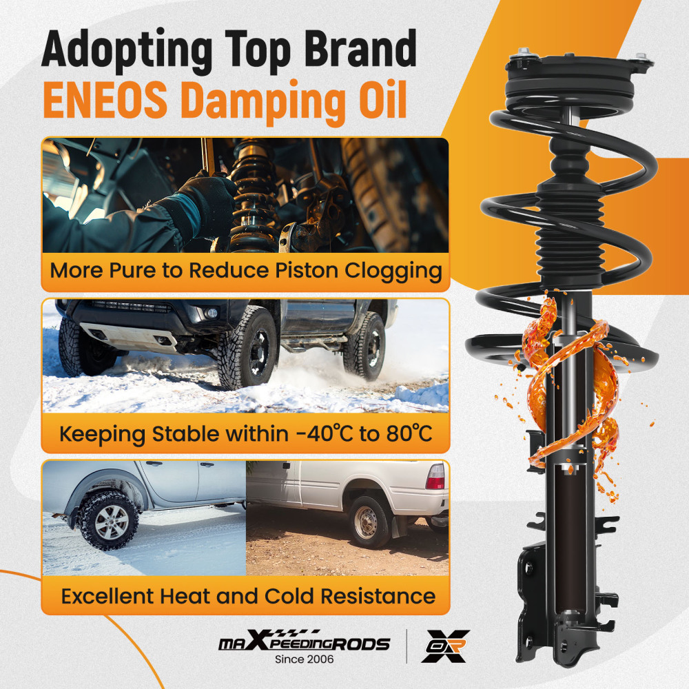 maXpeedingrods 6Pcs Front Struts & Rear Shocks Absorbers for Nissan Pathfinder 2013-2020 Infiniti QX60 2014-2020 Infiniti JX35 2013