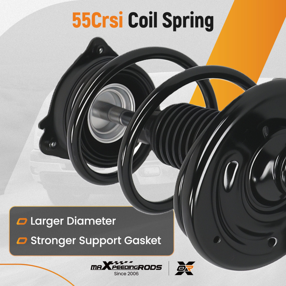 MaXpeedingrods Front + Rear Struts w/Coil Spring compatible for Infiniti JX35 2013 37363