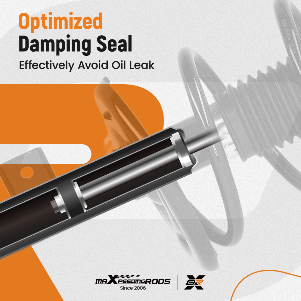 MaXpeedingrods Front + Rear Struts w/Coil Spring compatible for Infiniti JX35 2013 37363