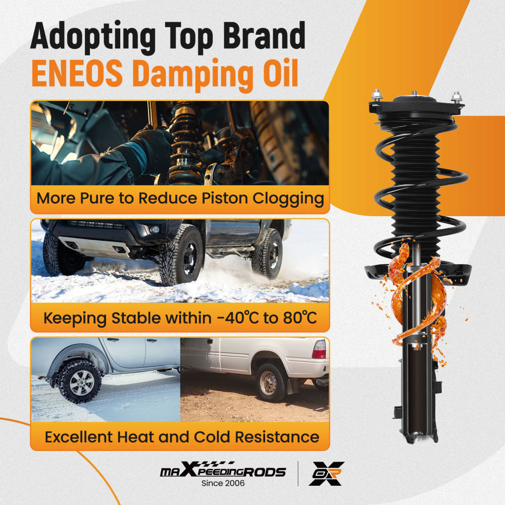 2pcs Suspension Front Struts Absorbers compatible for Hyundai Elantra compatible for FWD 2017-2020