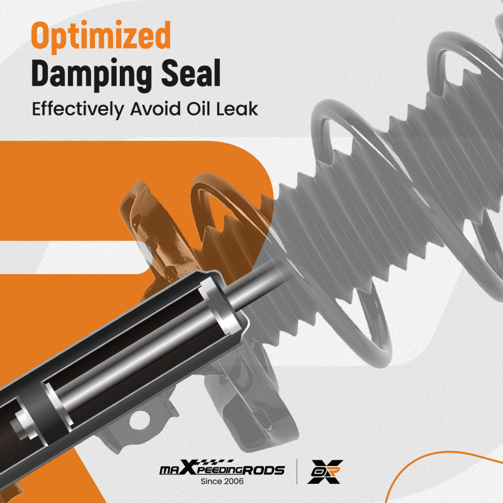 2pcs Suspension Front Struts Absorbers compatible for Hyundai Elantra compatible for FWD 2017-2020