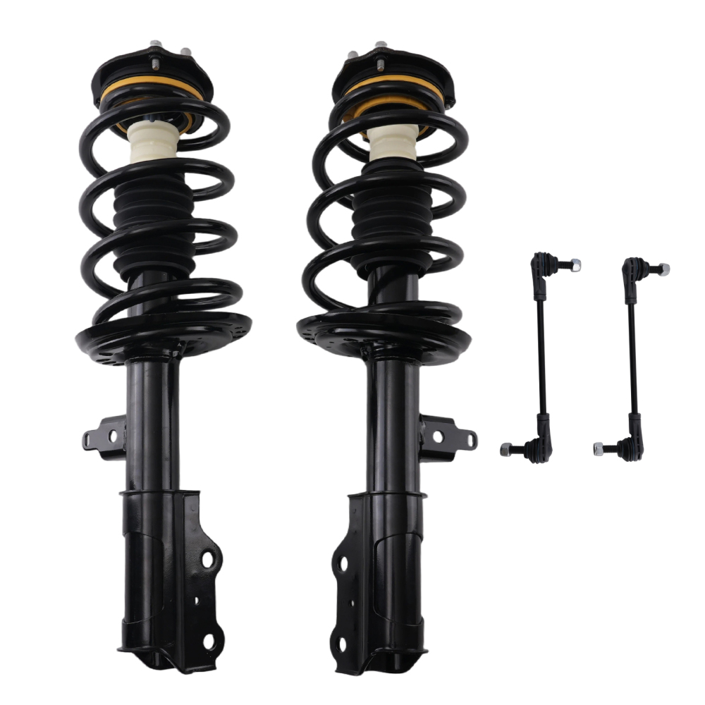 4PC Front Struts w/ Sway Bar Assembly compatible for Chevy Traverse compatible for Buick Enclave 2018-2021
