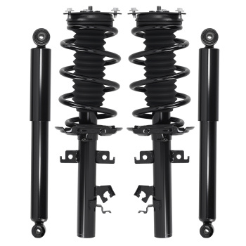 4pcs Complete Struts FrontRear Absorbers Kit compatible for Nissan Rogue 2014-2020 compatible for FWD