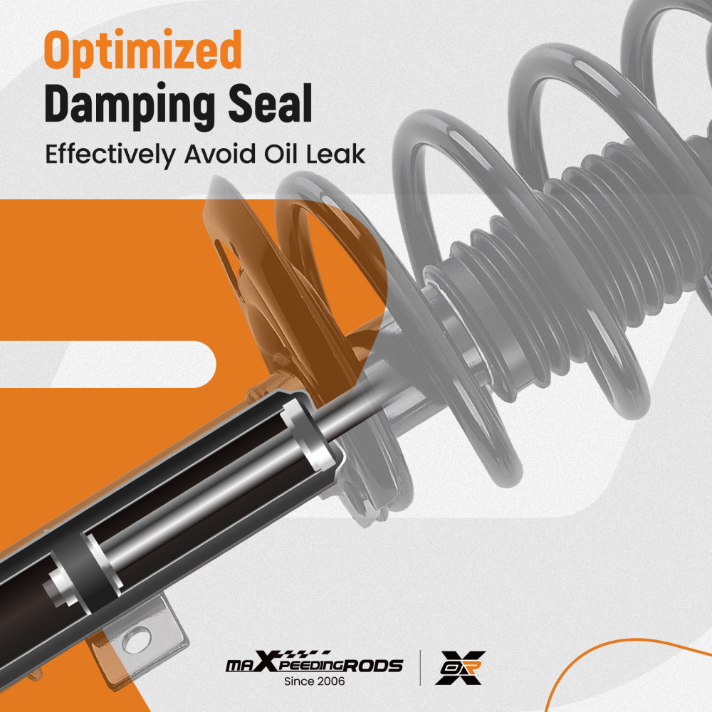 2x Complete Front Struts ShockCoil Springs compatible for Dodge Journey 2009-2020 2.4L