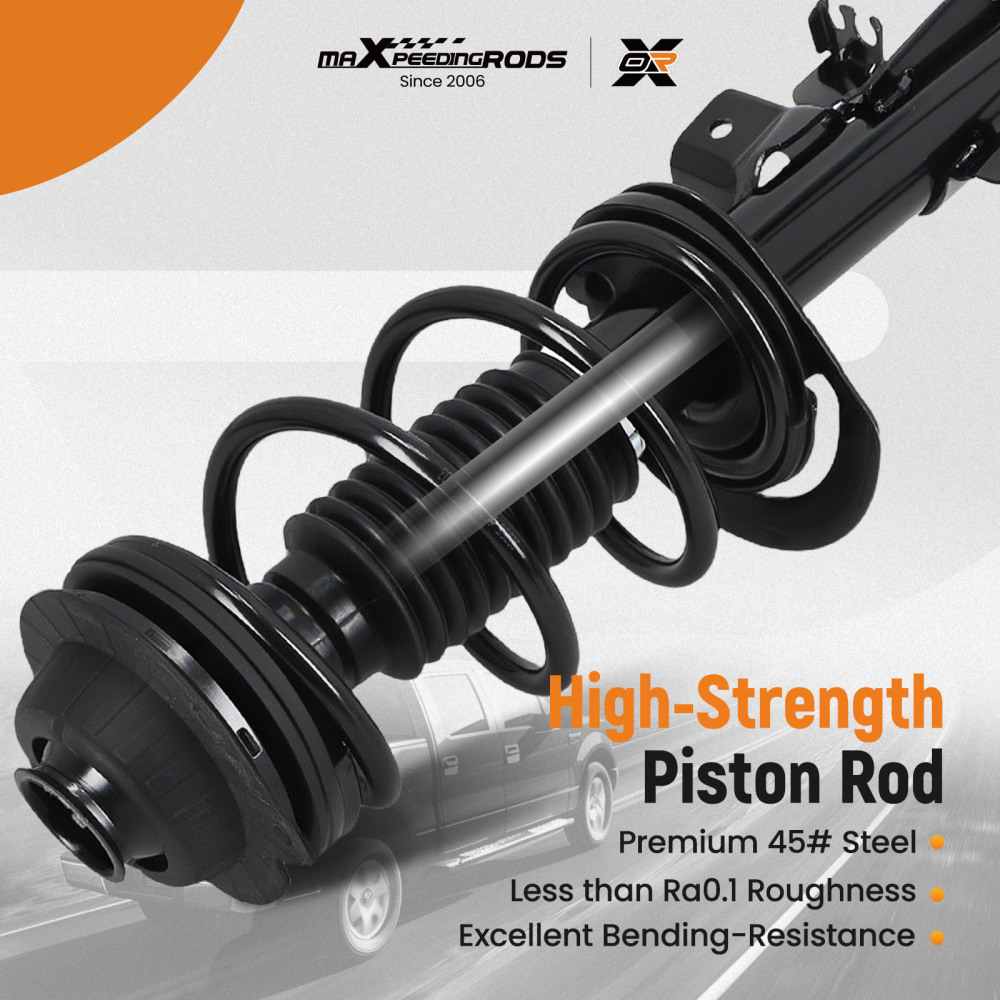 4x Front + Rear Struts w/Coil Spring compatible for Chrysler 200 2015-2017 2.4L 3.6L