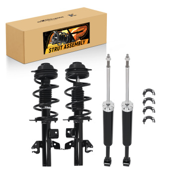 4x Front + Rear Struts w/Coil Spring compatible for Chrysler 200 2015-2017 2.4L 3.6L