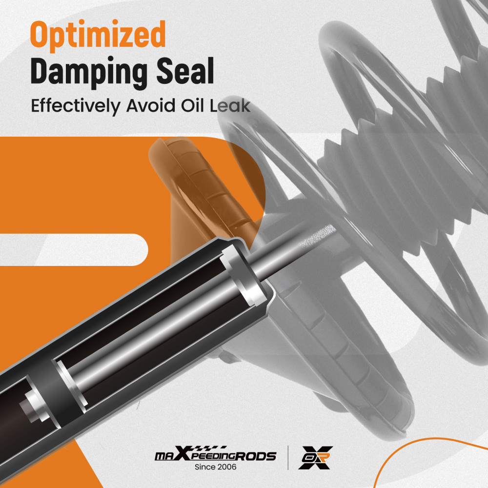 Front Quick Complete Struts Assembly For 2003-2008 compatible for Honda Pilot compatible for Acura MDX 2001-02