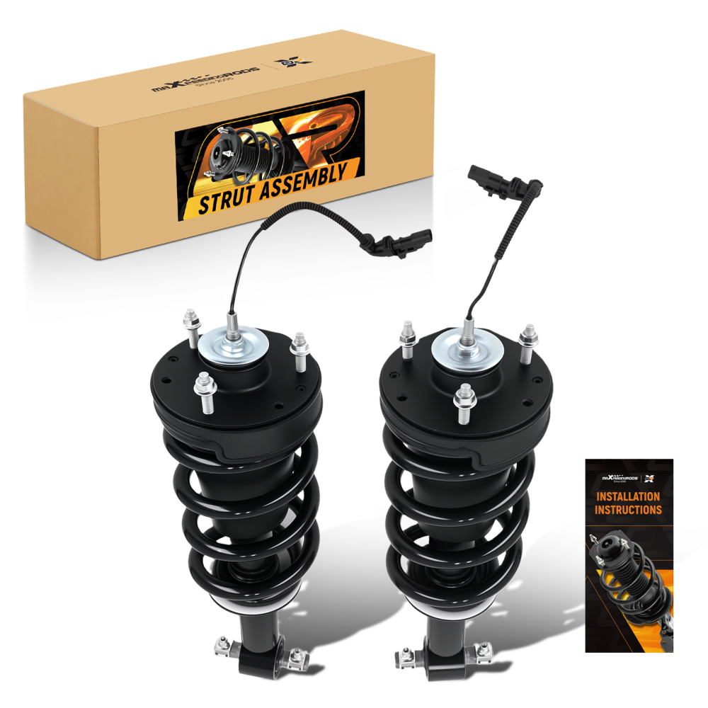 84977478 Pair Front Struts Magnetic Ride compatible for Cadillac Escalade ESV Loaded Quick