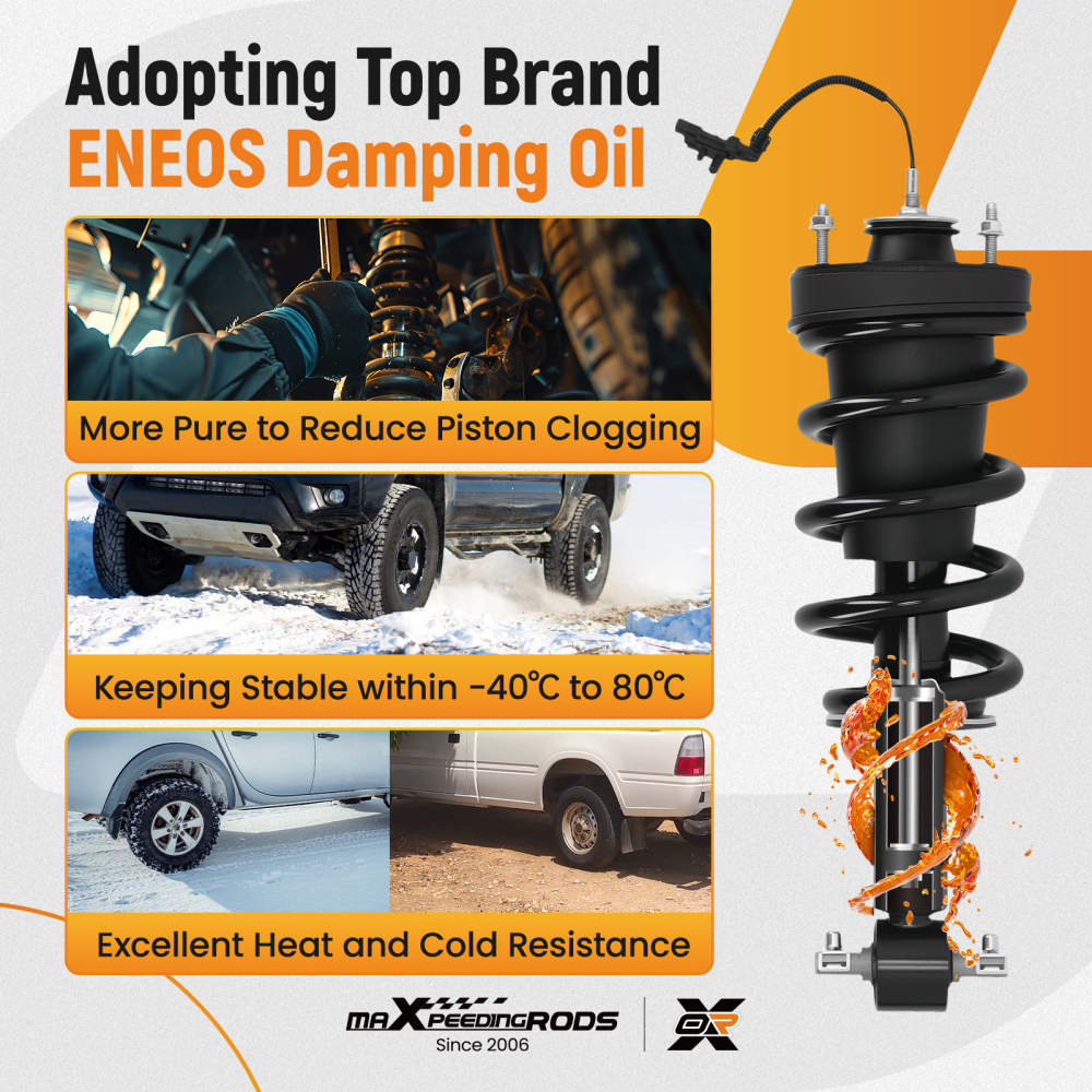 84977478 Pair Front Struts Magnetic Ride compatible for Cadillac Escalade ESV Loaded Quick