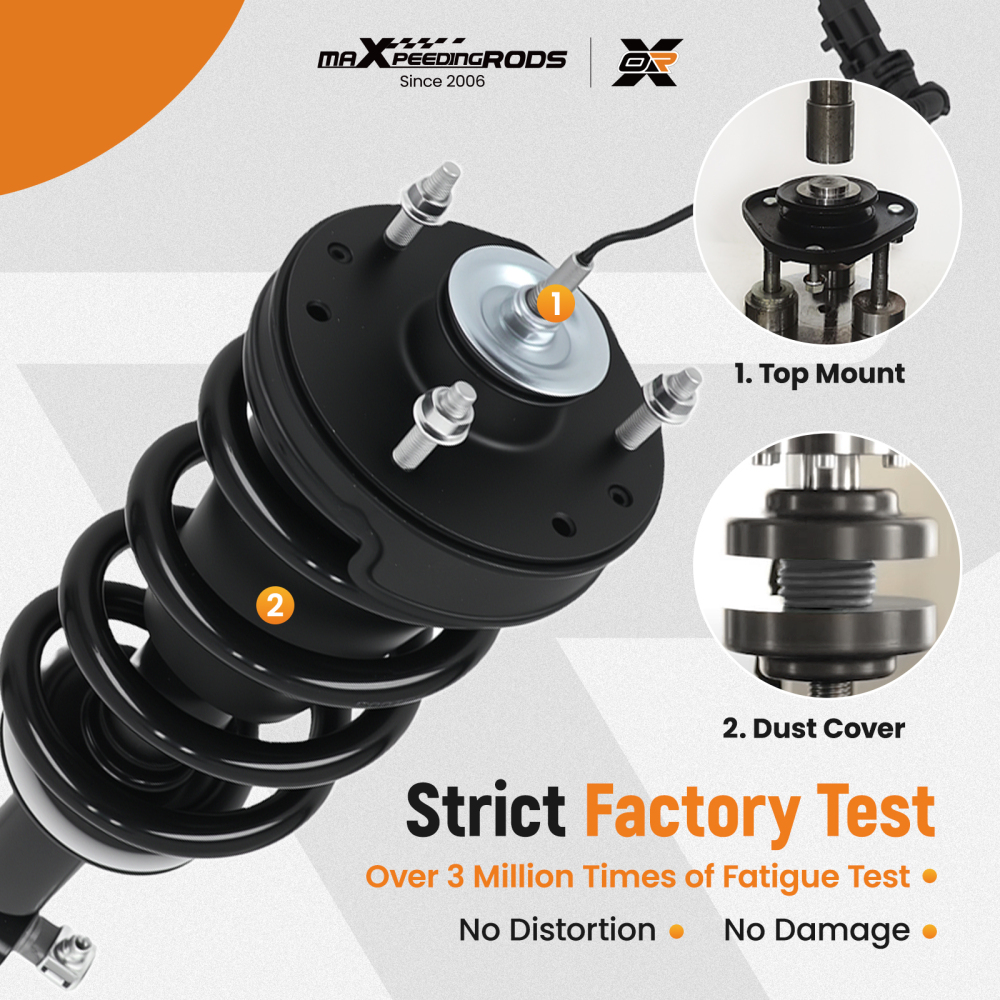 84977478 Pair Front Struts Magnetic Ride compatible for Cadillac Escalade ESV Loaded Quick