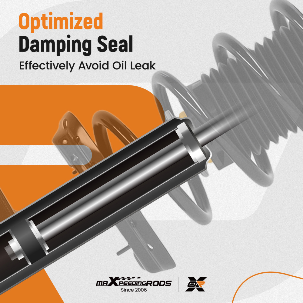 Rear L+R Shock Absorber Struts compatible for Range Rover Evoque 2011-2018 w/Magnetic