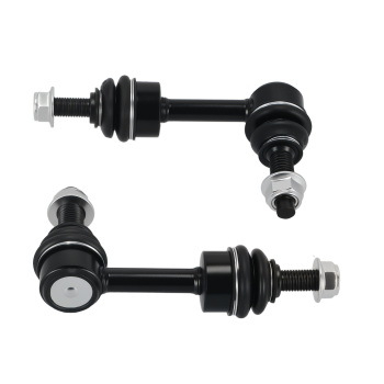 4x Front Sway Bar End Links +Bushings For 2004-2005 compatible for Ford F-150 F150 2WD Only