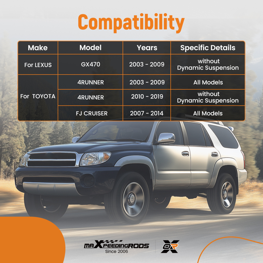 Left Right Rear Sway Bar Link compatible for Toyota 4Runner 4881730020 K80469