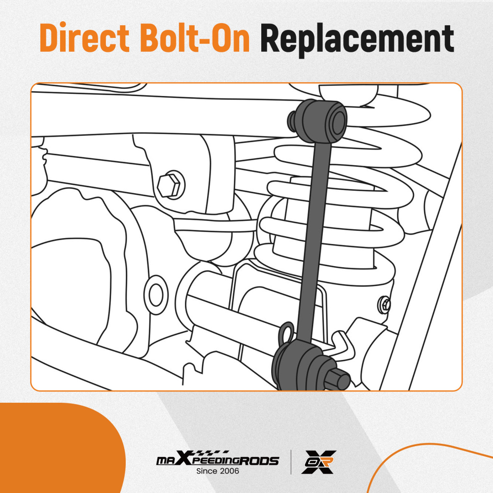 Front / Rear Sway Bar Link for 1997 1998 1999 2000 2001 2002-2017 compatible for Chevy Corvette