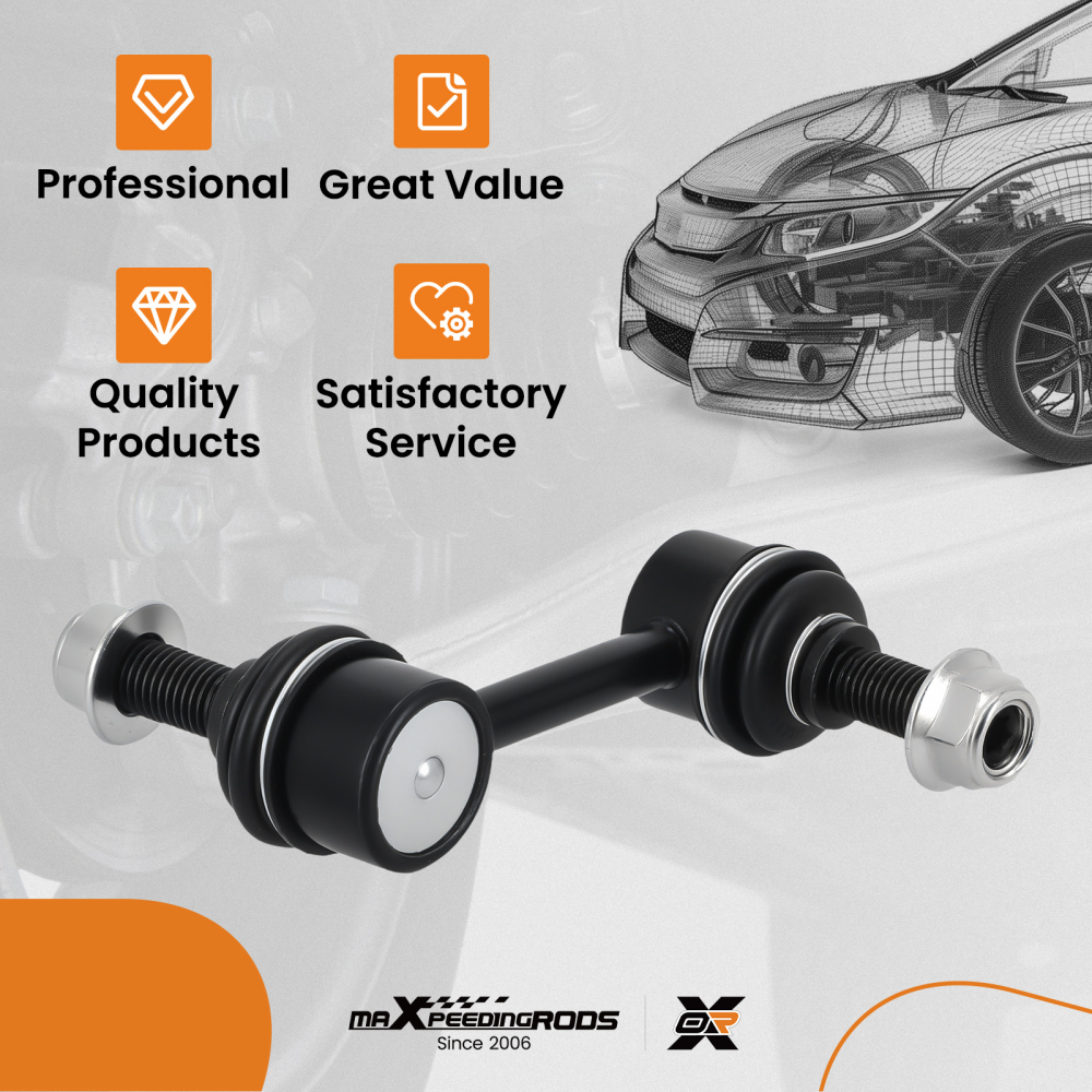 Front / Rear Sway Bar Link for 1997 1998 1999 2000 2001 2002-2017 compatible for Chevy Corvette