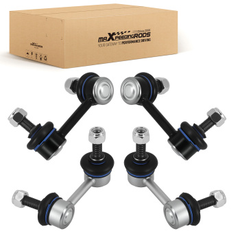 4pcs Front + Rear Stabilizer Sway Bar End Links Kit For 2006-2011 compatible for Honda Civic