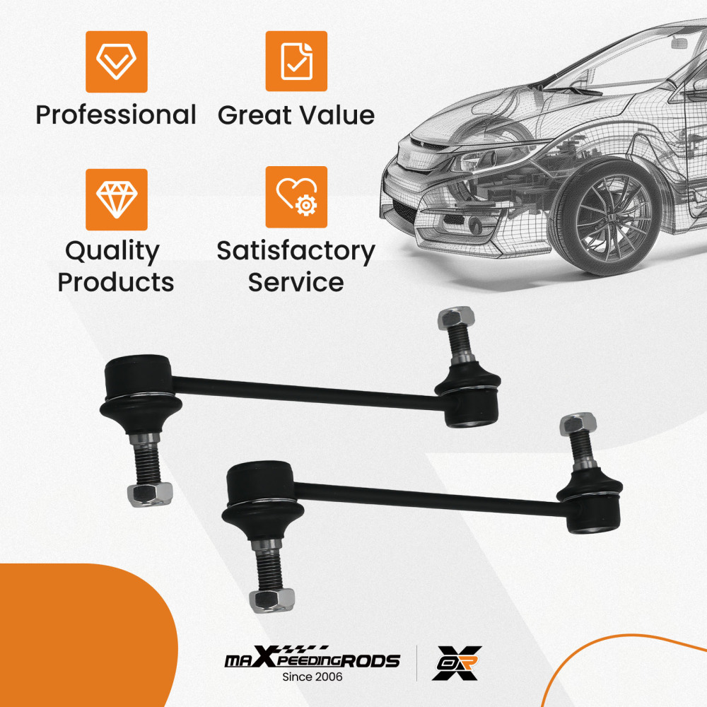 2X ANTI ROLL SWAY BAR DROP LINK compatible for VAUXHALL COMBO CORSA C MERIVA TIGRA VECTRA B
