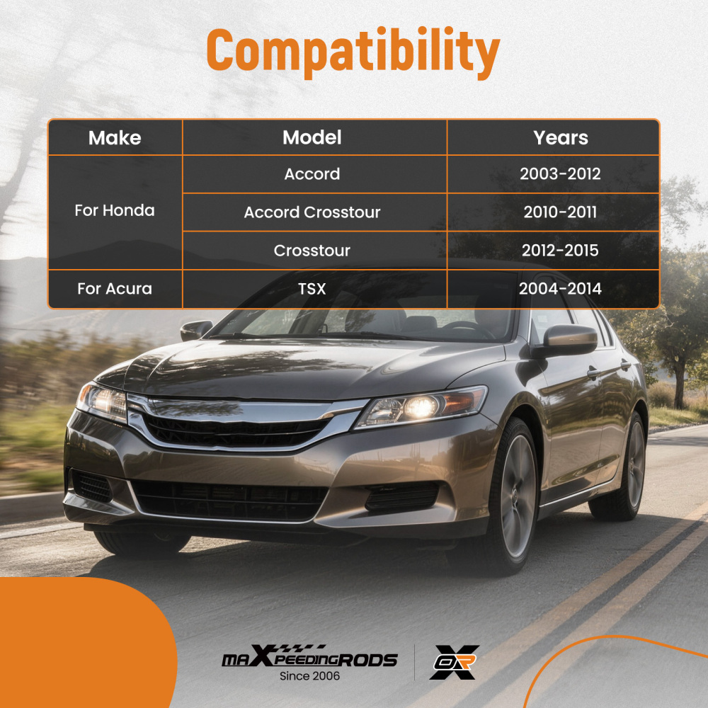 Front Sway Bar End Links For 2004-2014 compatible for Acura TSX compatible for Honda Accord Crosstour