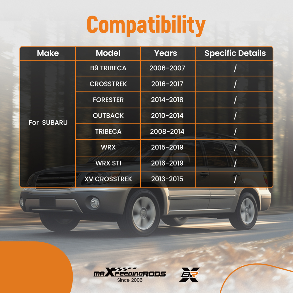 Front Left Right Sway Bar Link compatible for Subaru XV Crosstrek 2013-2015 K750084