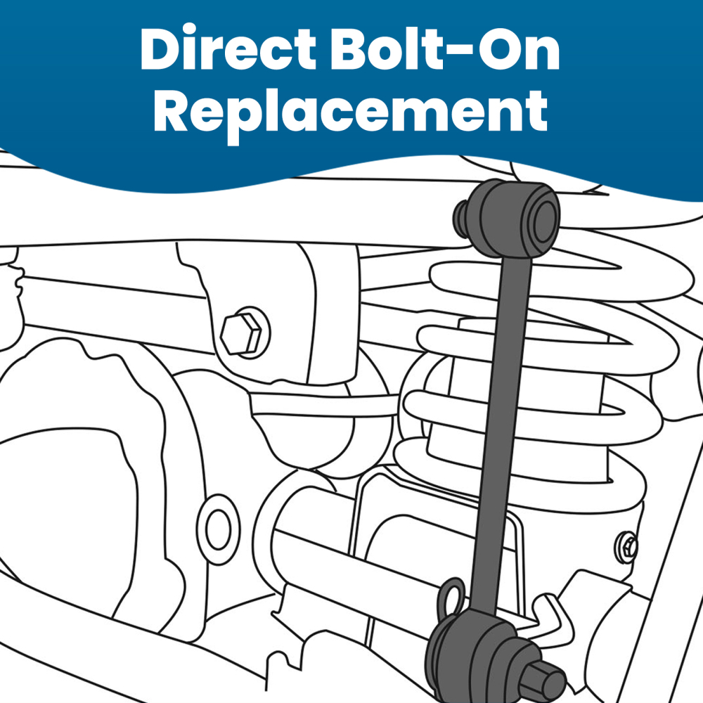 4x Suspension Stabilizer Bar Link compatible for Ford Explorer 2011-2018 K750616 Front rear