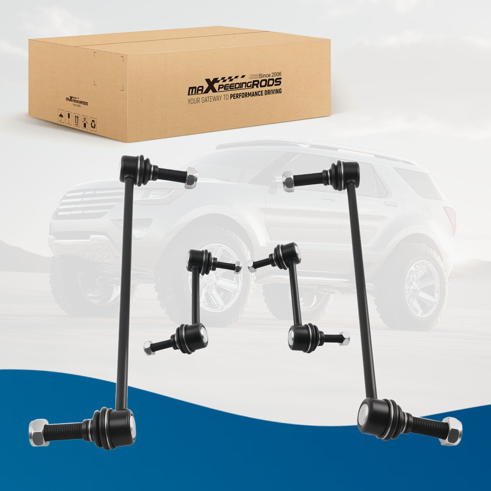 4x Suspension Stabilizer Bar Link compatible for Ford Explorer 2011-2018 K750616 Front rear
