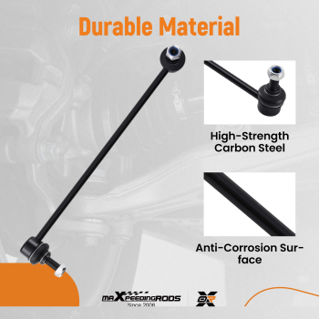 2PCS FRONT DROP LINKS ANTI ROLL BAR STABILISERS compatible for VW GOLF AUDI A3 compatible for SKODA SUPERB