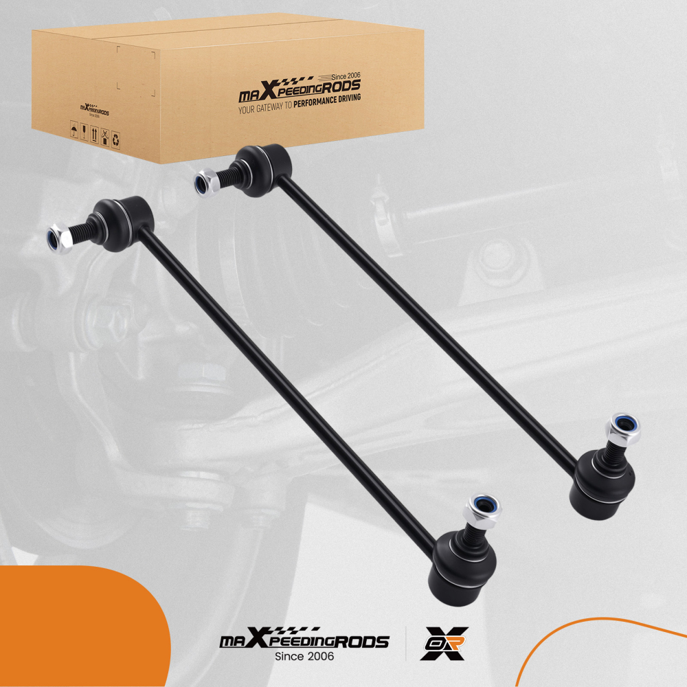 2PCS FRONT DROP LINKS ANTI ROLL BAR STABILISERS compatible for VW GOLF AUDI A3 compatible for SKODA SUPERB