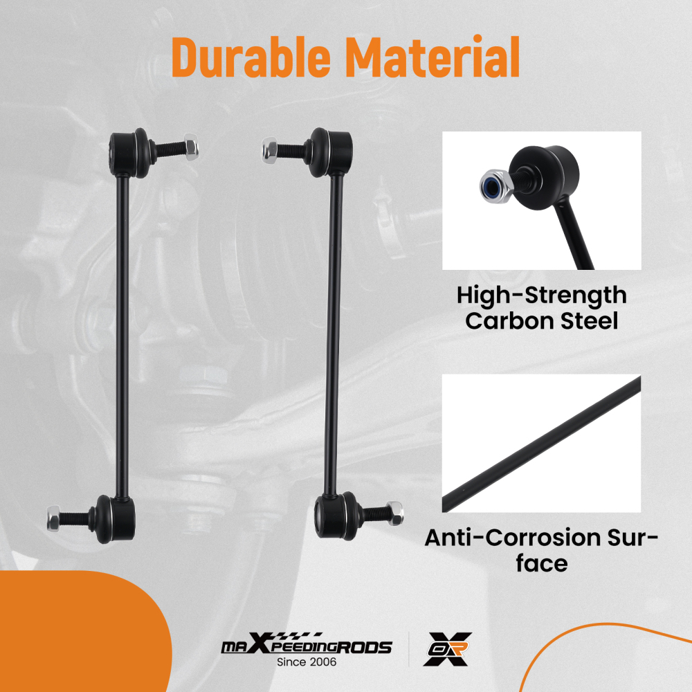 FRONT ANTI ROLL BAR DROP LINKS compatible for NISSAN MICRA III K12 NOTE E11 compatible for RENAULT CAPTUR