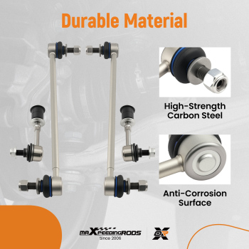 4x Front Rear Stabilizer/Sway Bar End Link compatible for Corolla RAV4 2006-18 NX300H 15-21