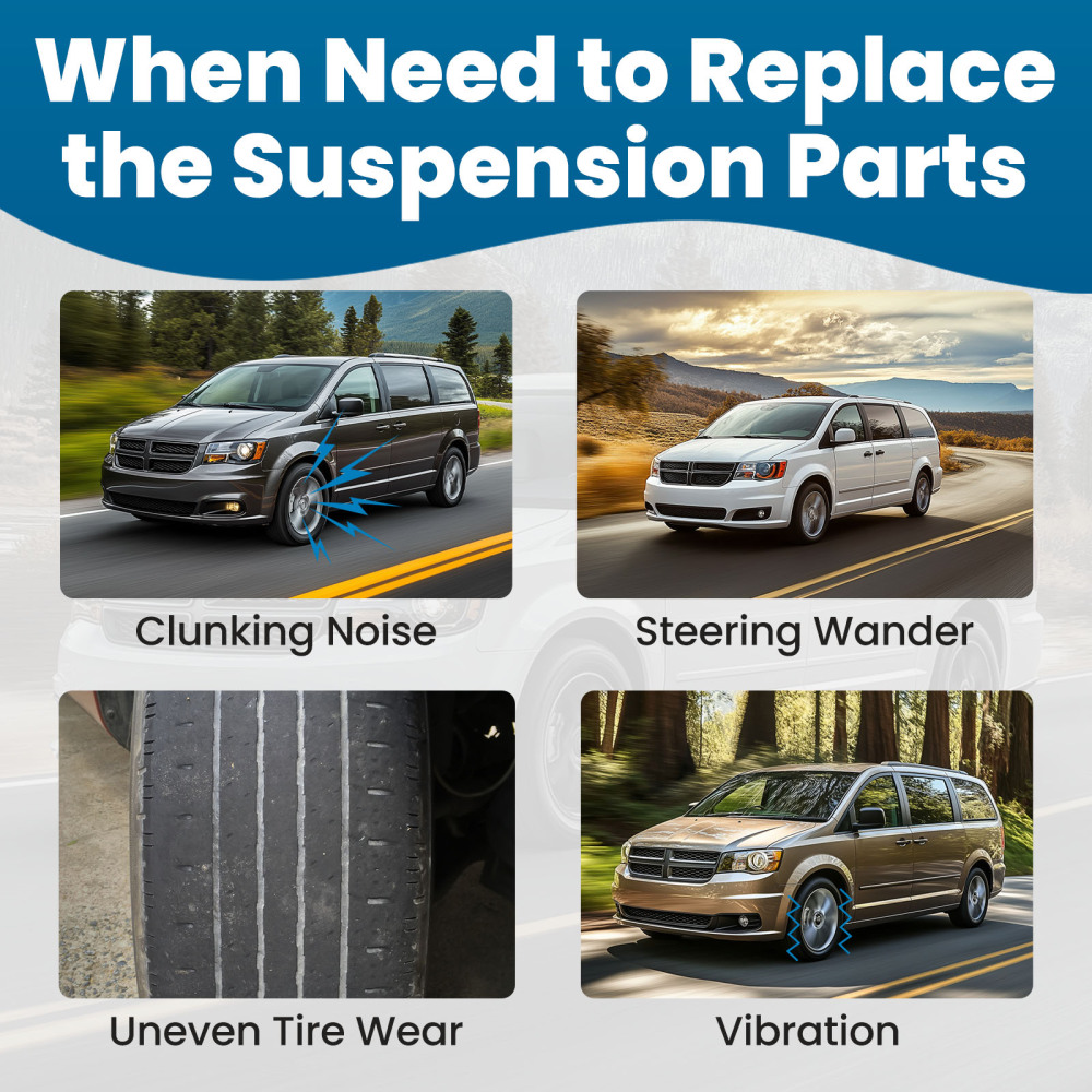 Front Left or Right Stabilizer Sway Bar Link compatible for Chrysler TownCountry 96-2016