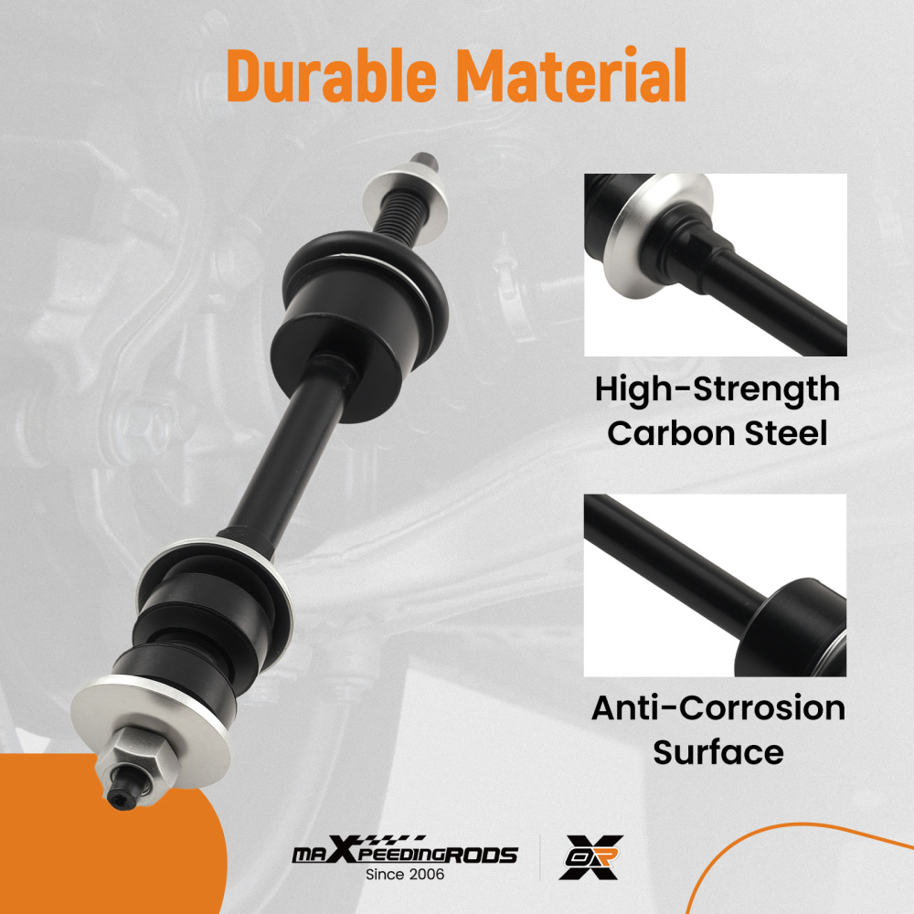 Pair (2) Front Sway Bar Links for 2002 - 2012 compatible for Dodge Ram 1500 2500 3500 RWD K7400