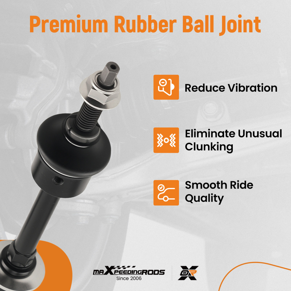 Pair (2) Front Sway Bar Links for 2002 - 2012 compatible for Dodge Ram 1500 2500 3500 RWD K7400