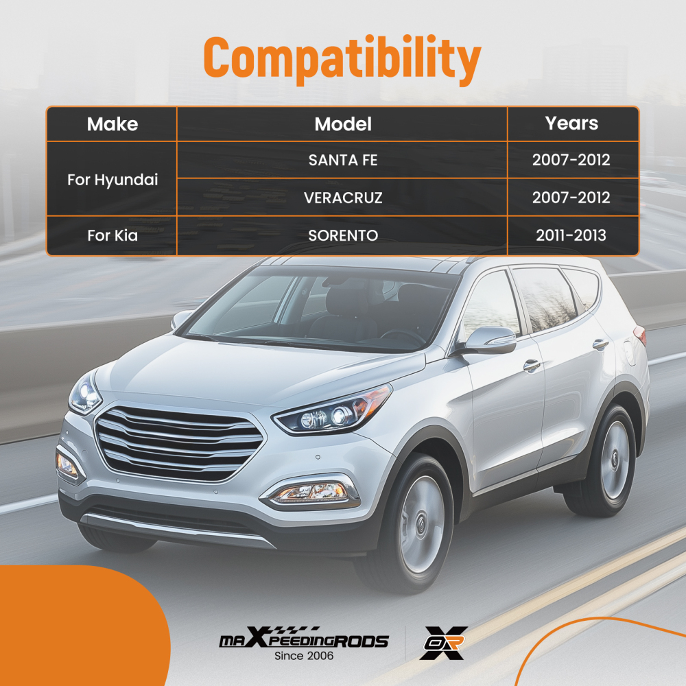 Front Left Right Sway Bar Link compatible for Hyundai Santa Fe 07-12 548402B000