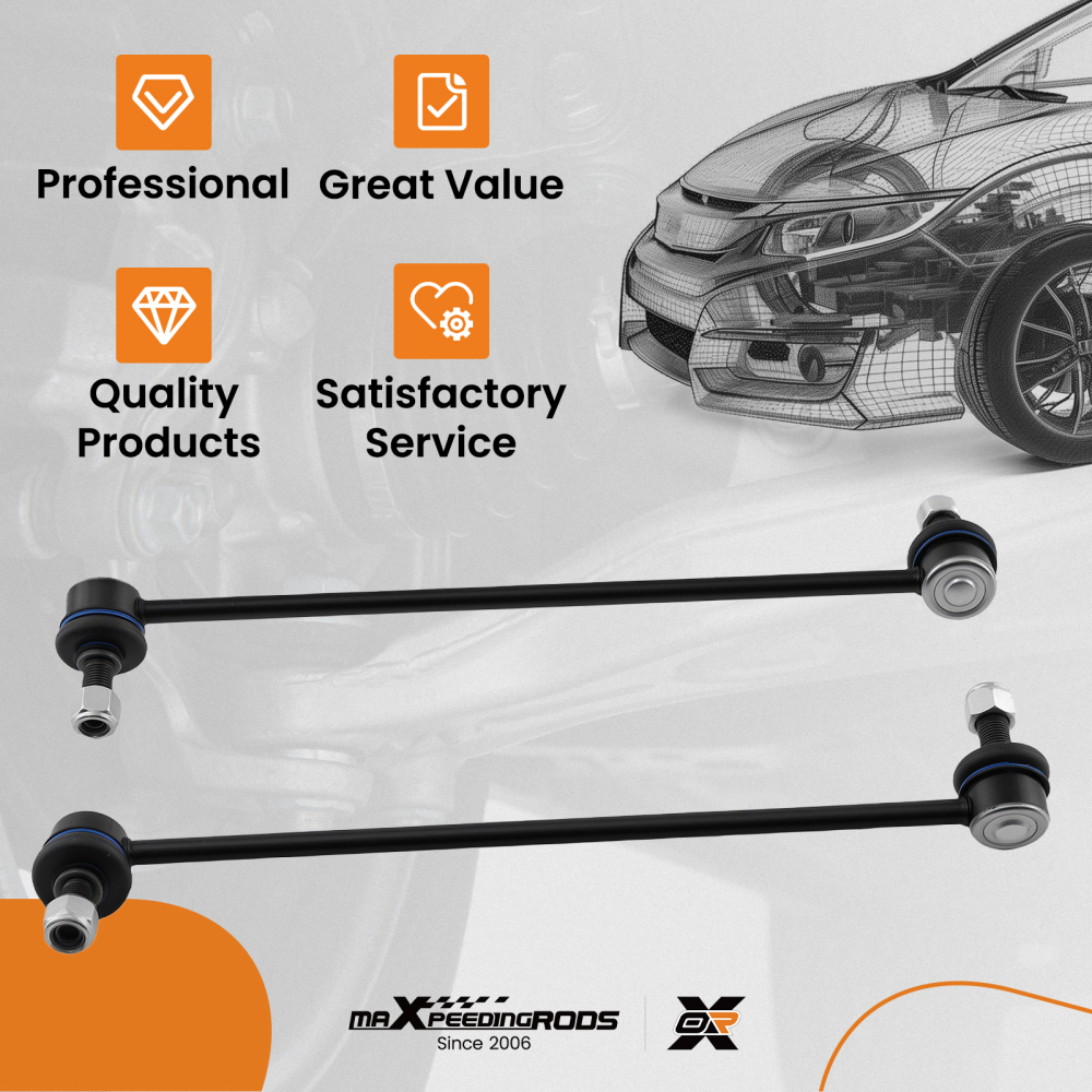 Front Left Right Sway Bar Link compatible for Hyundai Santa Fe 07-12 548402B000