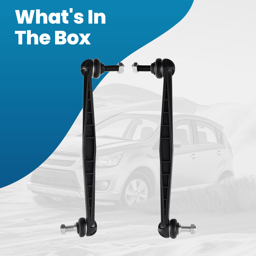 Pair Front Sway Bar Links Kit compatible for Chevrolet Sonic 2012 2013 2014-2020 K750630