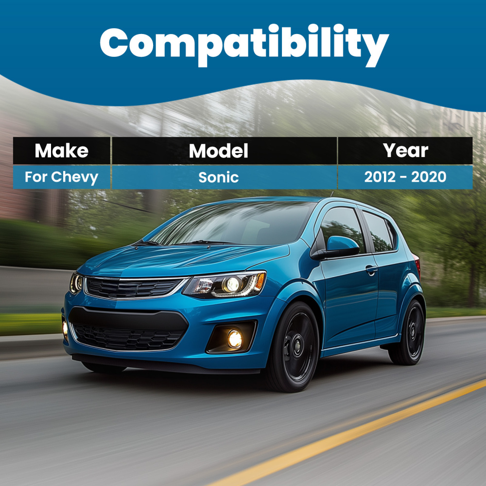 Pair Front Sway Bar Links Kit compatible for Chevrolet Sonic 2012 2013 2014-2020 K750630