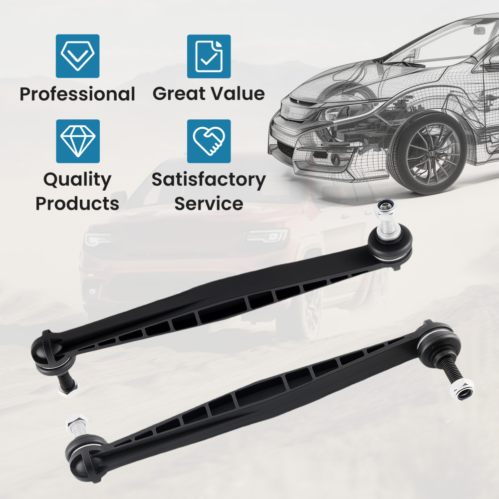 Pair Front Sway Bar Links Kit compatible for Chevrolet Sonic 2012 2013 2014-2020 K750630