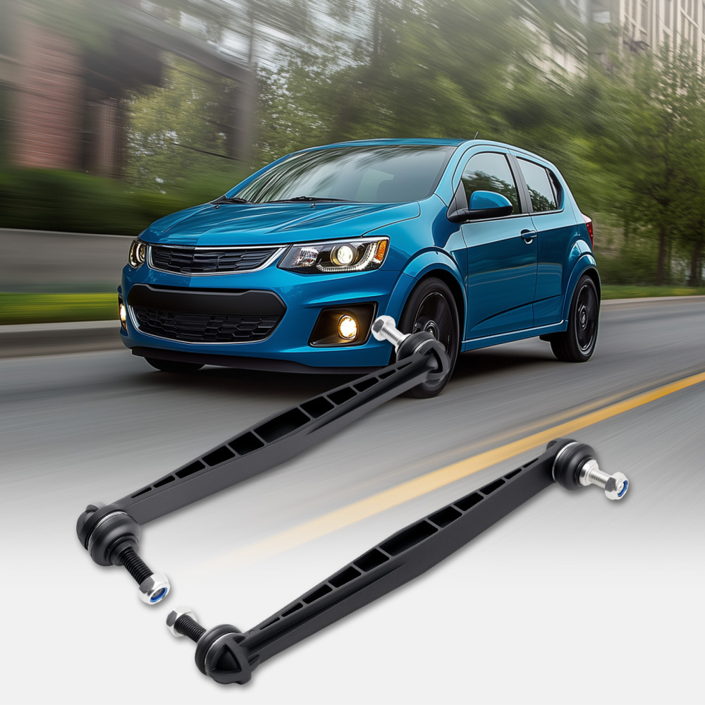Pair Front Sway Bar Links Kit compatible for Chevrolet Sonic 2012 2013 2014-2020 K750630