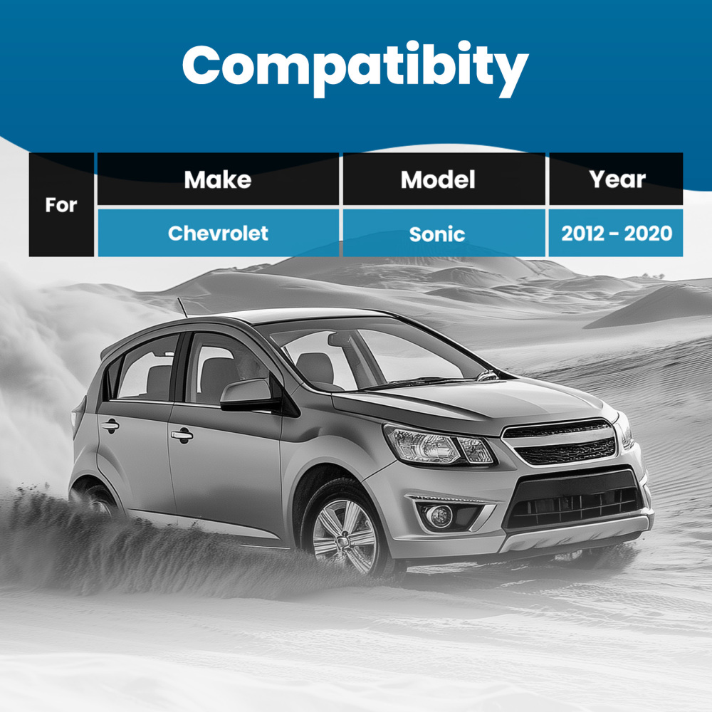 Pair Front Sway Bar Links Kit compatible for Chevrolet Sonic 2012 2013 2014-2020 K750630