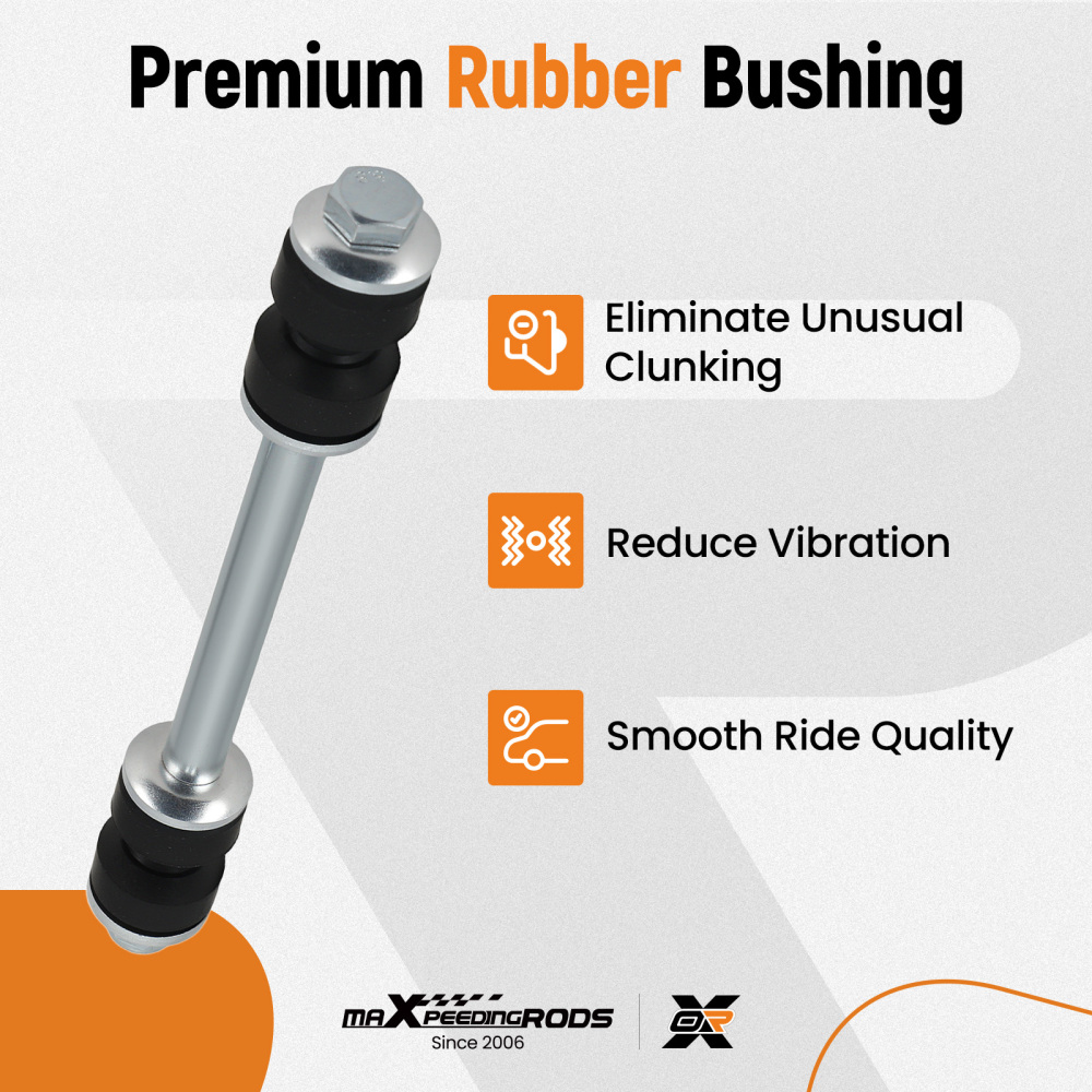 2x Front Stabilizer Sway Bar Links K80631 For 1999-2006 compatible for Chevy Silverado 1500