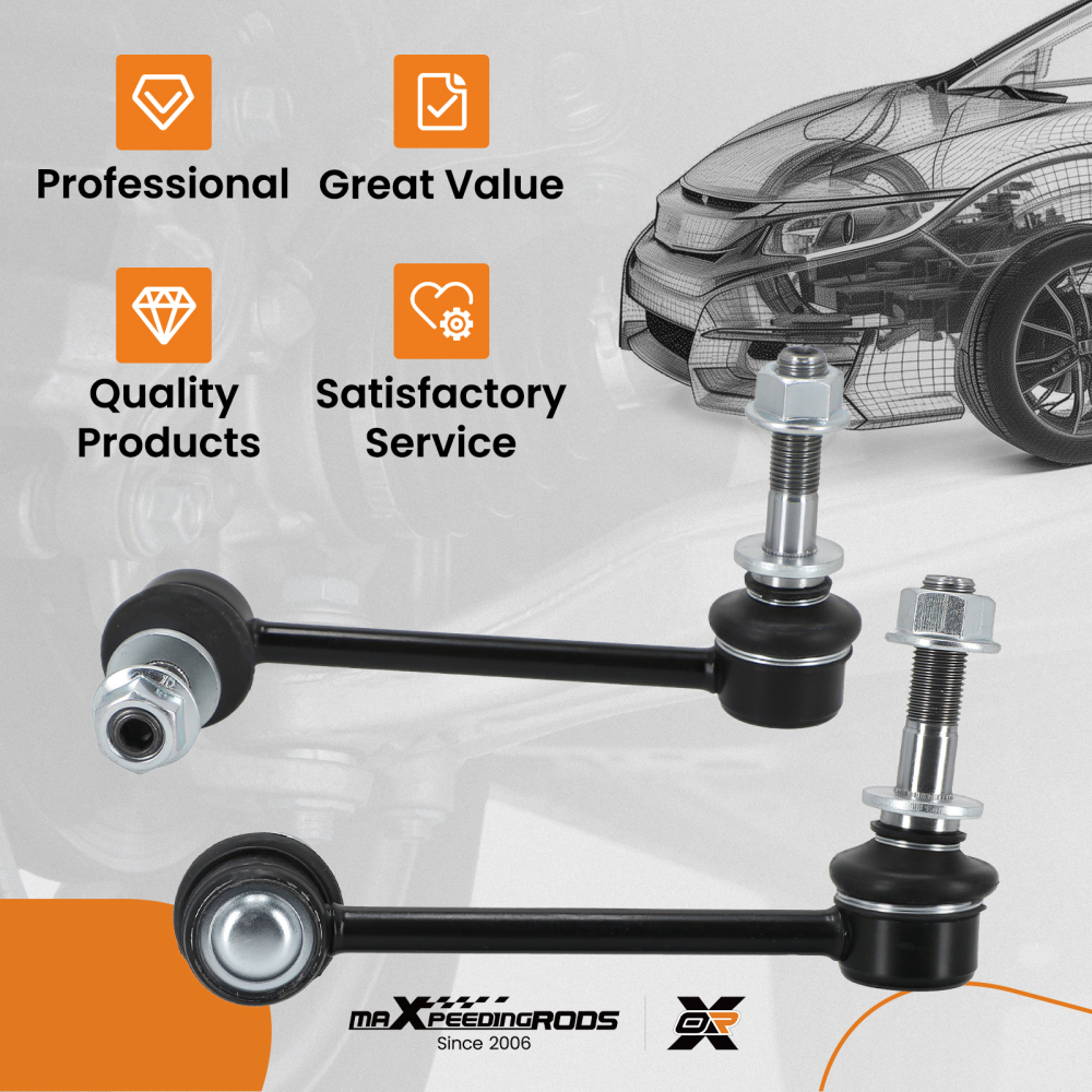 Front Left Right Stabilizer Link compatible for Toyota Tacoma 2005-2023 4881060040 Kit