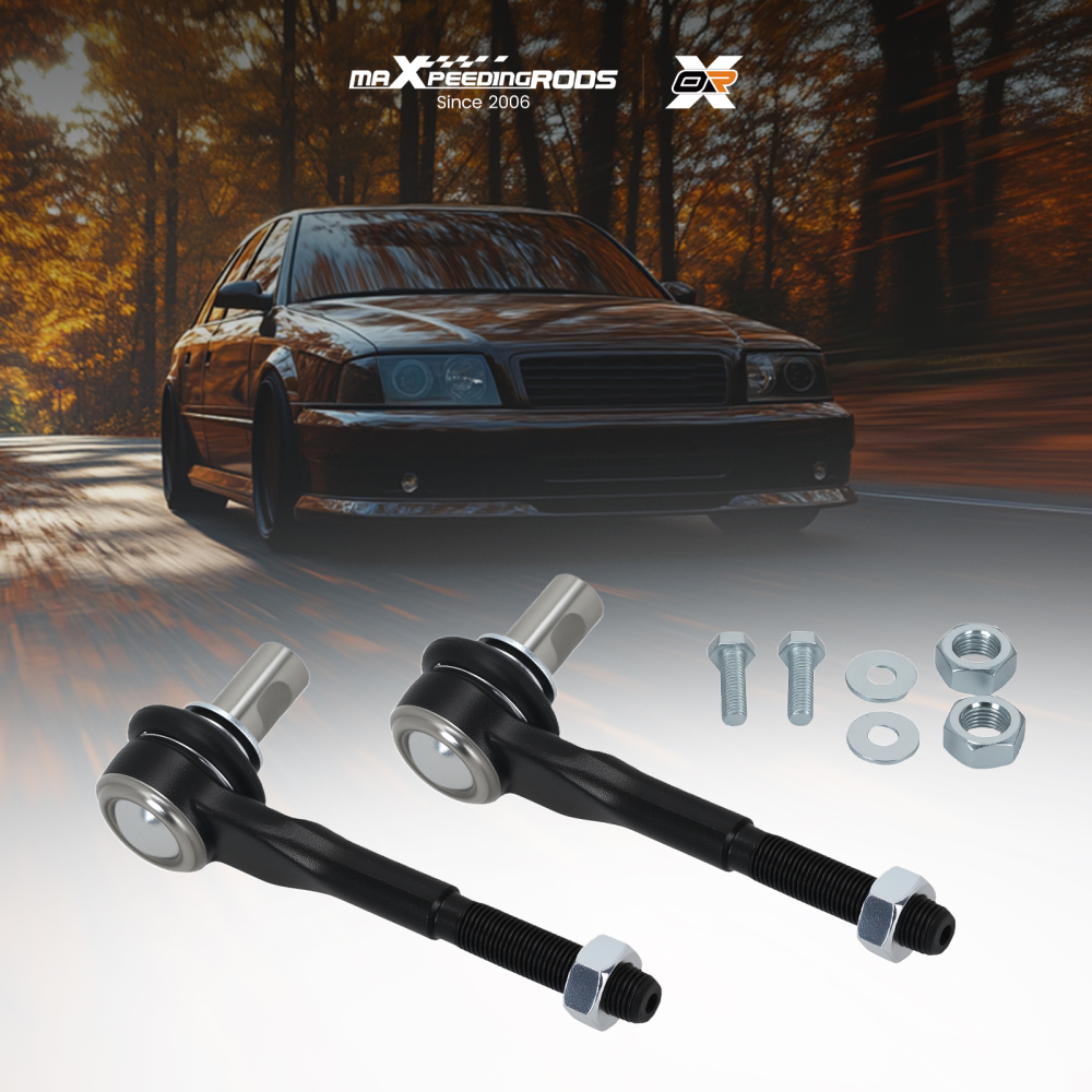 2PCS FRONT TIE ROD END OUTER compatible for AUDI A4 A6 A8 ALLROAD compatible for VW PASSAT B5 compatible for SKODA SUPER