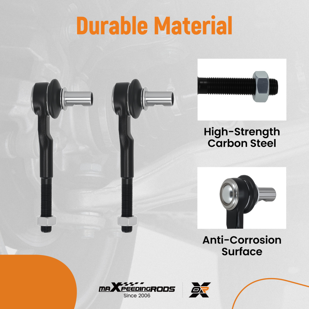 2PCS FRONT TIE ROD END OUTER compatible for AUDI A4 A6 A8 ALLROAD compatible for VW PASSAT B5 compatible for SKODA SUPER