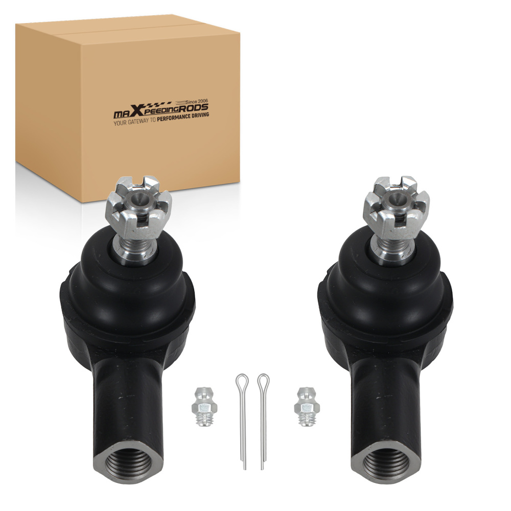 2x Front Outer Tie Rod End Pair Kit for 2001 2002 2003 2004 2005 compatible for Honda Civic EL