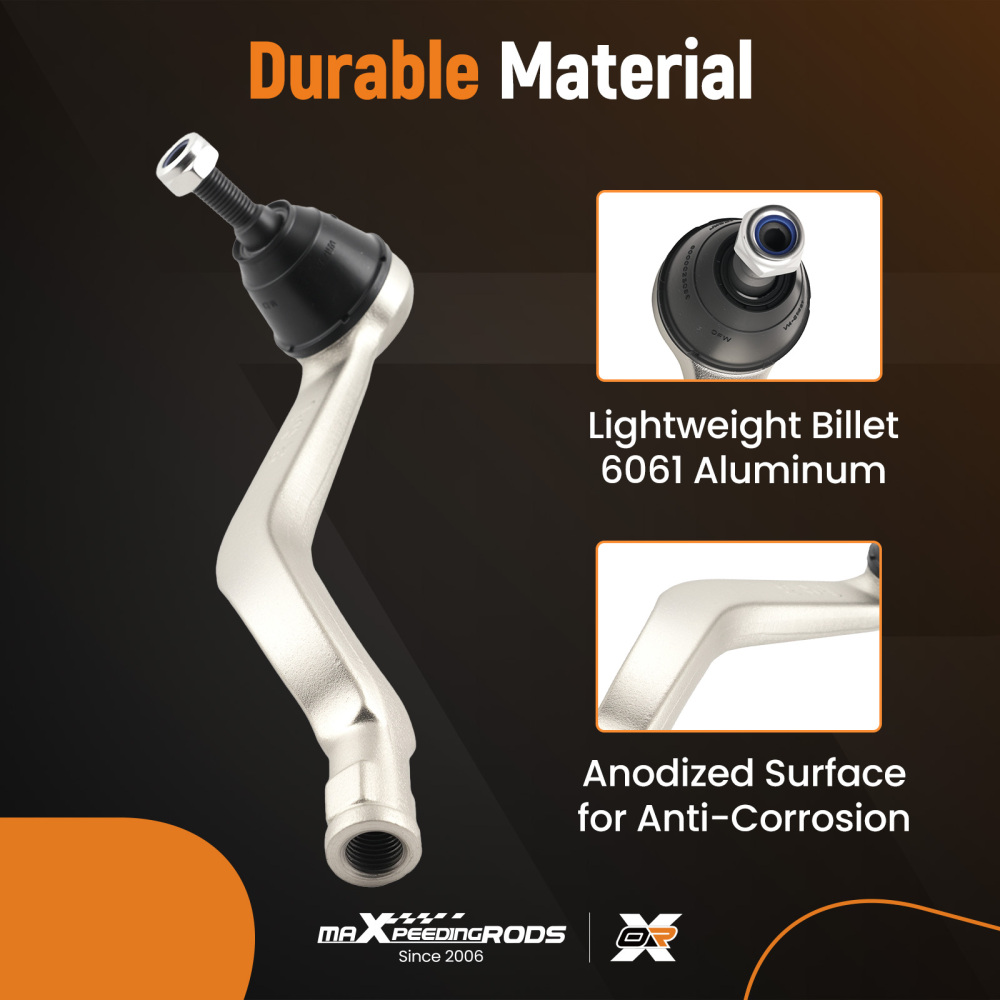 2X FRONT TRACK ROD ENDS TIE RODS compatible for DACIA DOKKER LODGY LOGAN SANDERO 6001550443