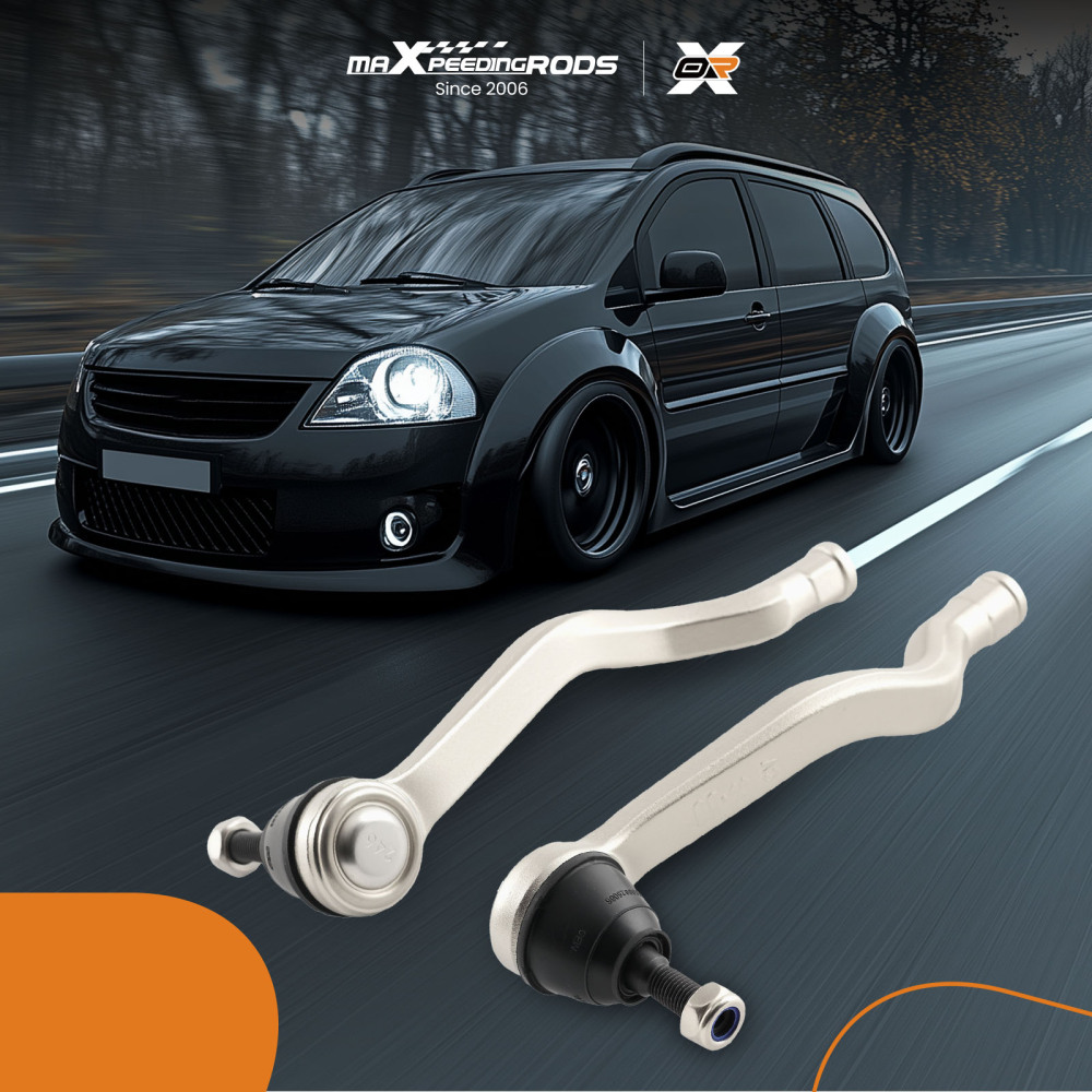 2X FRONT TRACK ROD ENDS TIE RODS compatible for DACIA DOKKER LODGY LOGAN SANDERO 6001550443