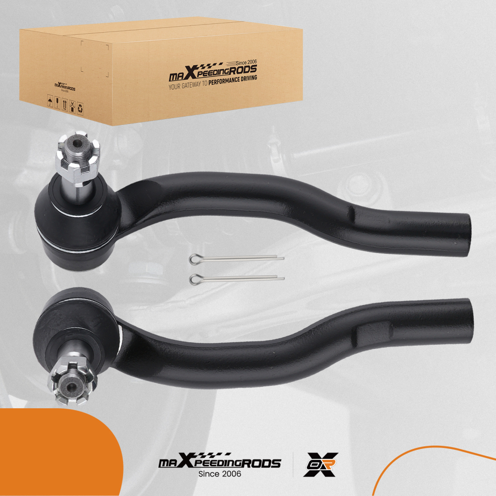 Front LR Outer Tie Rod End compatible for Infiniti EX35 EX37 G25 G37 M35h Q50 Q60 Q70