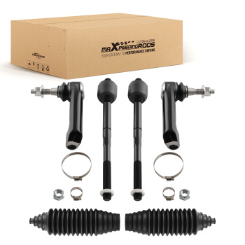 6x Front Inner Outer Tie Rod Ends compatible for Ford Expedition F-150 Navigator 2007-2017